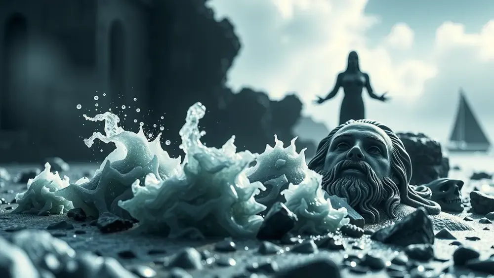 O gigante Polifemo e a vingança de Poseidon contra Odisseu
